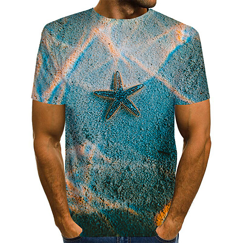 Men's Plus Size 3D Graphic Print T-shirt Basic Street chic Daily Going out Round Neck Rainbow / Short Sleeve
Men's Plus Size 3D Graphic Print T-shirt Basic Street chic Daily Going out Round Neck Rainbow / Short Sleeve
