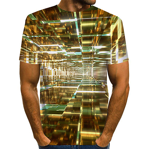 Men's Daily Weekend Basic / Exaggerated T-shirt - Color Block / Rainbow / Abstract Print Rainbow
Men's Daily Weekend Basic / Exaggerated T-shirt - Color Block / Rainbow / Abstract Print Rainbow