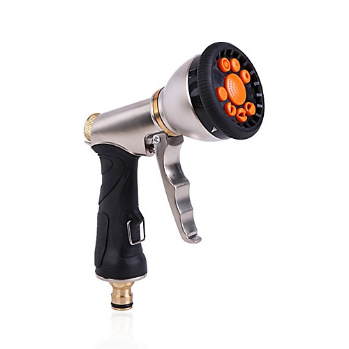 Factory Direct Electroplating Multi-function High-pressure Water Gun 9 Function Front Trigger Water Spray Gun Metal Golden Car Wash Water Gun
Factory Direct Electroplating Multi-function High-pressure Water Gun 9 Function Front Trigger Water Spray Gun Metal Golden Car Wash Water Gun