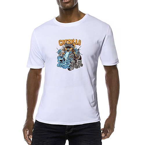 Men's Daily Sports Business / Basic T-shirt - Rainbow / Animal Black & White, Print Yellow
Men's Daily Sports Business / Basic T-shirt - Rainbow / Animal Black & White, Print Yellow