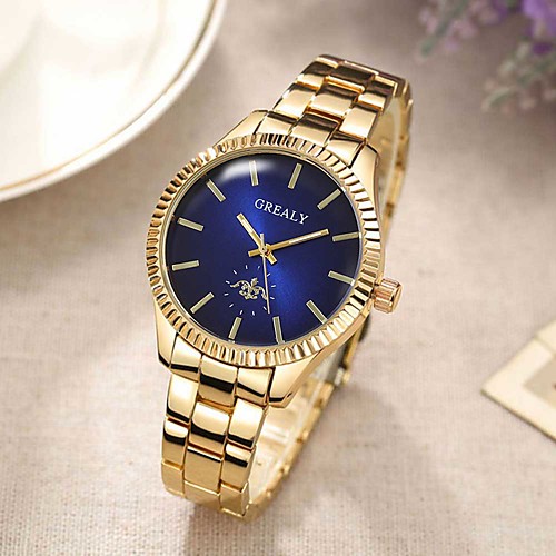 Women's Quartz Watches Casual Gold Alloy Chinese Quartz Red Green Blue Casual Watch 30 m 1 pc Analog One Year Battery Life / Stainless Steel
Women's Quartz Watches Casual Gold Alloy Chinese Quartz Red Green Blue Casual Watch 30 m 1 pc Analog One Year Battery Life / Stainless Steel