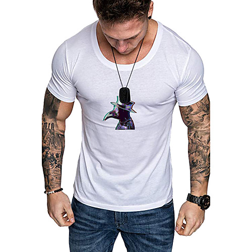 Men's Daily Sports Business / Basic T-shirt - Rainbow / Letter Black & White, Print Yellow
Men's Daily Sports Business / Basic T-shirt - Rainbow / Letter Black & White, Print Yellow
