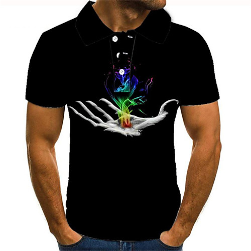 Men's Plus Size Color Block 3D Polo Street chic Exaggerated Daily Going out Shirt Collar Rainbow / Short Sleeve
Men's Plus Size Color Block 3D Polo Street chic Exaggerated Daily Going out Shirt Collar Rainbow / Short Sleeve