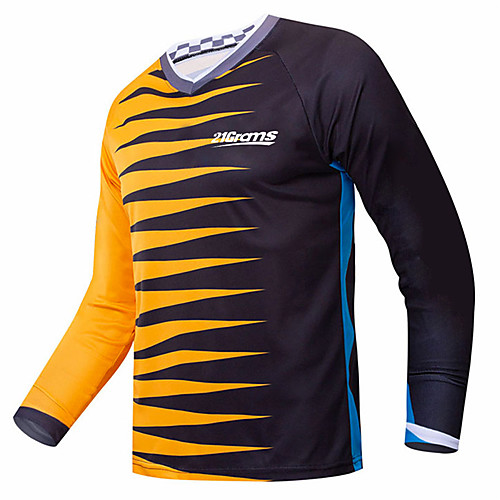 21Grams Men's Long Sleeve Cycling Jersey Downhill Jersey Dirt Bike Jersey Black / Yellow Patchwork Bike Jersey Top Mountain Bike MTB Road Bike Cycling UV Resistant Breathable Quick Dry Sports
21Grams Men's Long Sleeve Cycling Jersey Downhill Jersey Dirt Bike Jersey Black / Yellow Patchwork Bike Jersey Top Mountain Bike MTB Road Bike Cycling UV Resistant Breathable Quick Dry Sports