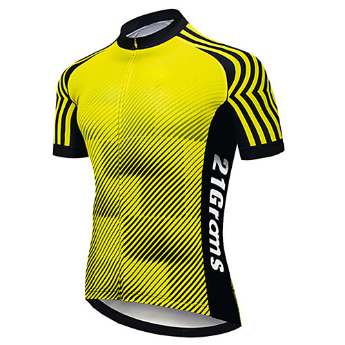 21Grams Men's Short Sleeve Cycling Jersey 100% Polyester Black / Yellow Stripes Gradient Bike Jersey Top Mountain Bike MTB Road Bike Cycling UV Resistant Breathable Quick Dry Sports Clothing Apparel
21Grams Men's Short Sleeve Cycling Jersey 100% Polyester Black / Yellow Stripes Gradient Bike Jersey Top Mountain Bike MTB Road Bike Cycling UV Resistant Breathable Quick Dry Sports Clothing Apparel