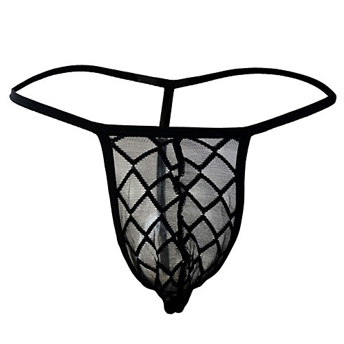 men's mesh g-string underwear - normal, solid colored 1 piece low waist black m l xl
men's mesh g-string underwear - normal, solid colored 1 piece low waist black m l xl