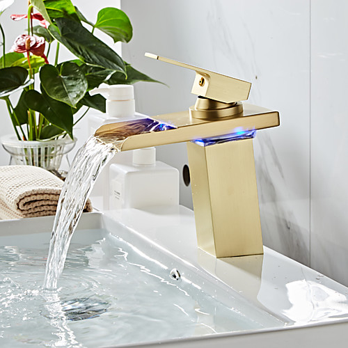 Bathroom Sink Faucet - Waterfall Painted Finishes Centerset Single Handle One HoleBath Taps
Bathroom Sink Faucet - Waterfall Painted Finishes Centerset Single Handle One HoleBath Taps