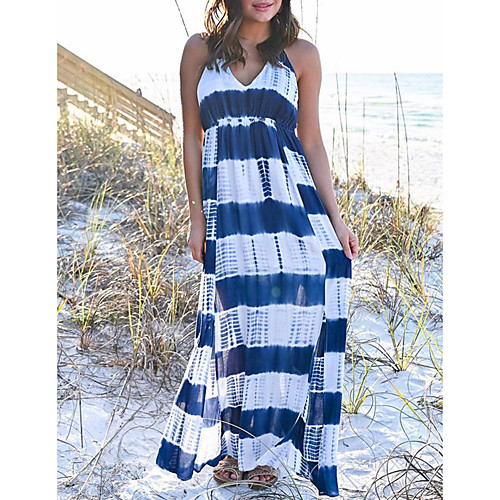 Women's Maxi Red Blue Dress Boho Maxi Dress Holiday Home Loose Tunic Abaya Print Tie Dye Stripe S M Loose
Women's Maxi Red Blue Dress Boho Maxi Dress Holiday Home Loose Tunic Abaya Print Tie Dye Stripe S M Loose