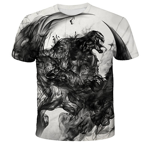 Men's Daily Holiday Street chic / Exaggerated T-shirt - 3D / Tie Dye / Animal Cat, Print Black
Men's Daily Holiday Street chic / Exaggerated T-shirt - 3D / Tie Dye / Animal Cat, Print Black