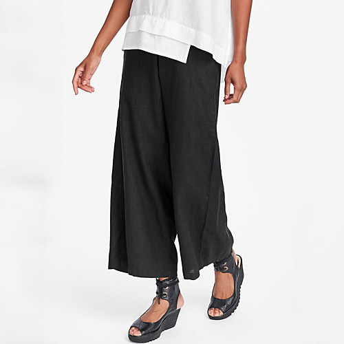 Women's Basic Wide Leg / Chinos Pants - Solid Colored Classic Wine White Black S M L
Women's Basic Wide Leg / Chinos Pants - Solid Colored Classic Wine White Black S M L