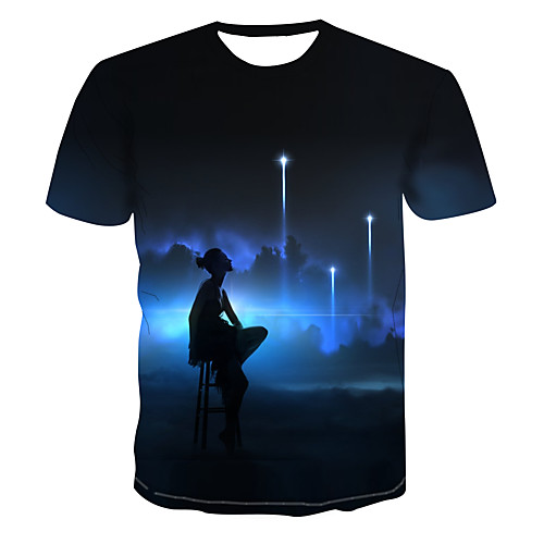 Men's Club Weekend Street chic / Punk & Gothic T-shirt - Color Block / 3D / Abstract Print Dark Gray
Men's Club Weekend Street chic / Punk & Gothic T-shirt - Color Block / 3D / Abstract Print Dark Gray
