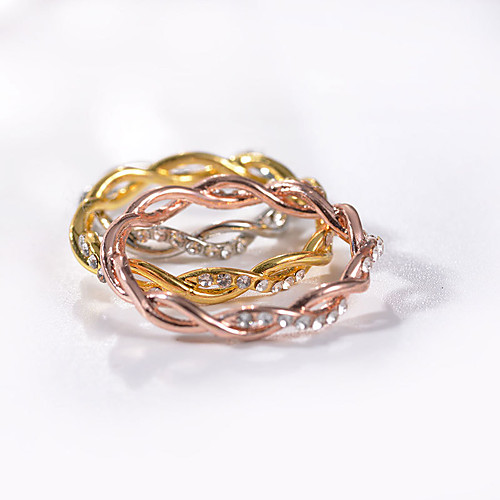 Women's Ring 1pc Rose Gold Gold Silver Alloy Elegant Holiday European Festival Jewelry
Women's Ring 1pc Rose Gold Gold Silver Alloy Elegant Holiday European Festival Jewelry