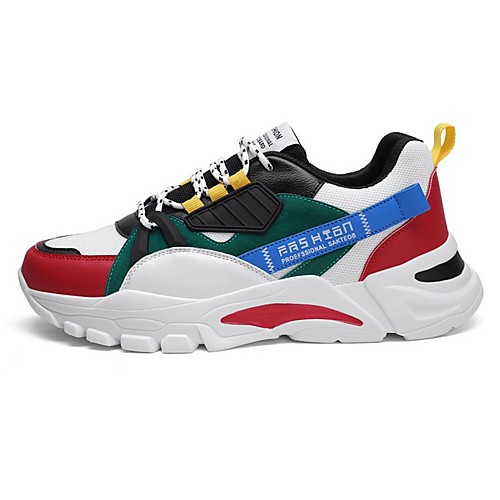 Men's PU Spring & Summer Athletic Shoes Non-slipping Color Block Red / Black / Gray
Men's PU Spring & Summer Athletic Shoes Non-slipping Color Block Red / Black / Gray