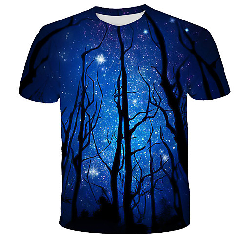 Men's Daily Holiday Street chic / Exaggerated T-shirt - 3D / Tie Dye / Animal Wolf, Print Blue
Men's Daily Holiday Street chic / Exaggerated T-shirt - 3D / Tie Dye / Animal Wolf, Print Blue