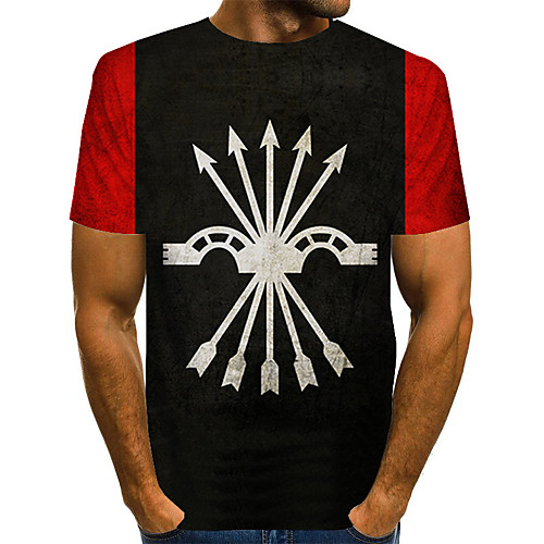 Men's Daily Holiday Street chic / Exaggerated T-shirt - Color Block / 3D / Abstract Print Black
Men's Daily Holiday Street chic / Exaggerated T-shirt - Color Block / 3D / Abstract Print Black