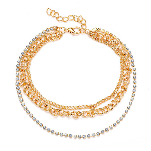 Leg Chain Simple Women's Body Jewelry For Party Evening Date Alloy Gold 1 set
Leg Chain Simple Women's Body Jewelry For Party Evening Date Alloy Gold 1 set