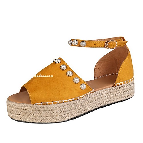 Women's Sandals Flat Heel Round Toe Suede Spring & Summer Leopard / Yellow / Brown
Women's Sandals Flat Heel Round Toe Suede Spring & Summer Leopard / Yellow / Brown