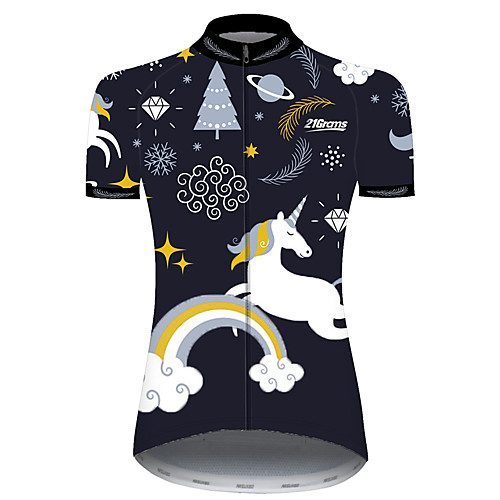 21Grams Women's Short Sleeve Cycling Jersey Black / White Bike Jersey Top Mountain Bike MTB Road Bike Cycling UV Resistant Breathable Quick Dry Sports Clothing Apparel / Stretchy
21Grams Women's Short Sleeve Cycling Jersey Black / White Bike Jersey Top Mountain Bike MTB Road Bike Cycling UV Resistant Breathable Quick Dry Sports Clothing Apparel / Stretchy
