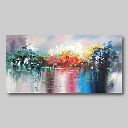Oil Painting Hand Painted - Abstract Comtemporary Modern Stretched Canvas Green Blue
Oil Painting Hand Painted - Abstract Comtemporary Modern Stretched Canvas Green Blue