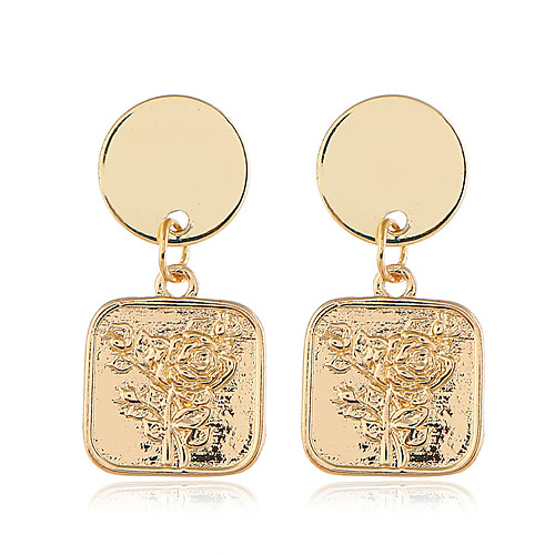 Women's Earrings Holiday Wedding Birthday Romantic Earrings Jewelry Gold For Date Street Festival 1 Pair 
Women's Earrings Holiday Wedding Birthday Romantic Earrings Jewelry Gold For Date Street Festival 1 Pair