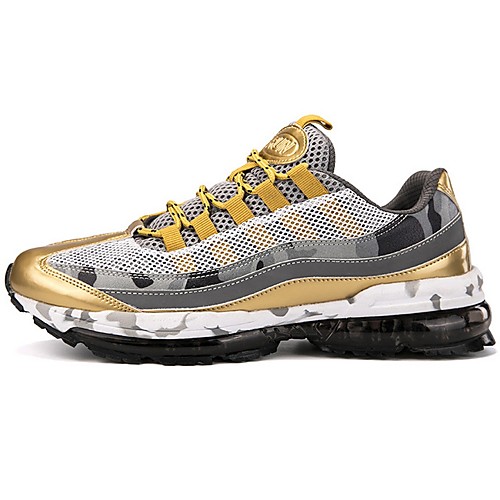 Men's Mesh Spring & Summer Athletic Shoes Non-slipping Color Block Red / Gold / Black
Men's Mesh Spring & Summer Athletic Shoes Non-slipping Color Block Red / Gold / Black