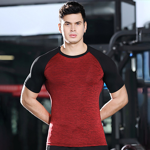 Men's Daily Sports Basic / Street chic T-shirt - Color Block Black & Gray, Patchwork Red
Men's Daily Sports Basic / Street chic T-shirt - Color Block Black & Gray, Patchwork Red