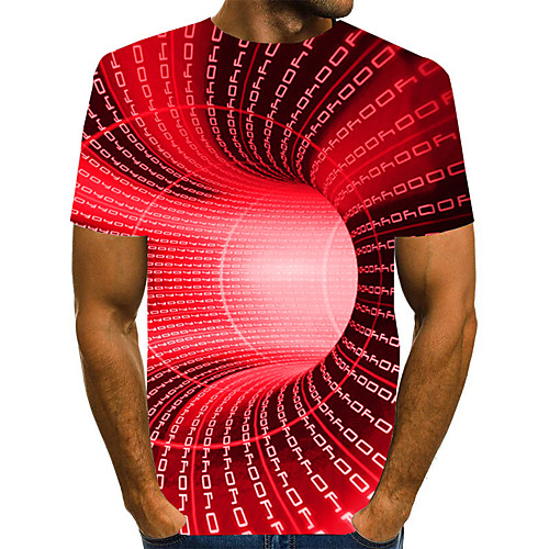 Men's Daily Going out Street chic / Exaggerated T-shirt - Geometric / 3D / Graphic Pleated / Print Purple 
Men's Daily Going out Street chic / Exaggerated T-shirt - Geometric / 3D / Graphic Pleated / Print Purple