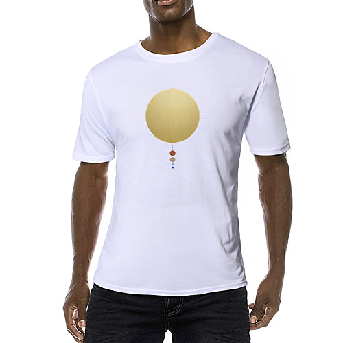 Men's Daily Sports Business / Basic T-shirt - Galaxy Black & White, Print Yellow
Men's Daily Sports Business / Basic T-shirt - Galaxy Black & White, Print Yellow