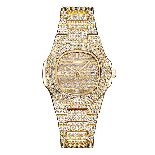Women's Quartz Watches Diamond Sparkle Fashion Black Silver Gold Stainless Steel Chinese Quartz Rose Gold Gold Silver Water Resistant / Waterproof Diamond 30 m 1 set Analog One Year Battery Life
Women's Quartz Watches Diamond Sparkle Fashion Black Silver Gold Stainless Steel Chinese Quartz Rose Gold Gold Silver Water Resistant / Waterproof Diamond 30 m 1 set Analog One Year Battery Life
