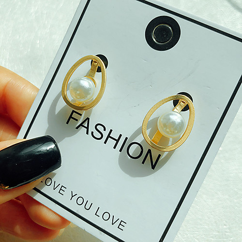 Women's Earrings Holiday Wedding Birthday Romantic Earrings Jewelry Gold For Date Street Festival 1 Pair
Women's Earrings Holiday Wedding Birthday Romantic Earrings Jewelry Gold For Date Street Festival 1 Pair