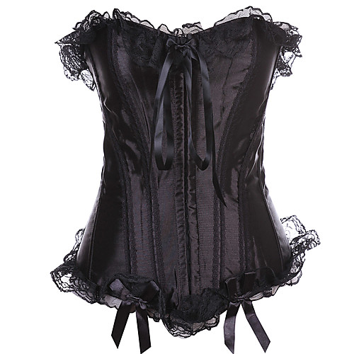 Women's Plus Size Lace Up Corset Set - Solid Colored / Sexy / Lace, Lace up Black S M L
Women's Plus Size Lace Up Corset Set - Solid Colored / Sexy / Lace, Lace up Black S M L