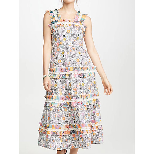 Sheath / Column Scalloped Neckline Ankle Length Polyester Floral / Maxi Holiday / Prom Dress with Pattern / Print 2020
Sheath / Column Scalloped Neckline Ankle Length Polyester Floral / Maxi Holiday / Prom Dress with Pattern / Print 2020