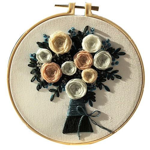 Handmade Embroidery DIY Material pack novice embroidery flower fabric retro cross stitch small living room hanging painting unique mother's day gift
Handmade Embroidery DIY Material pack novice embroidery flower fabric retro cross stitch small living room hanging painting unique mother's day gift