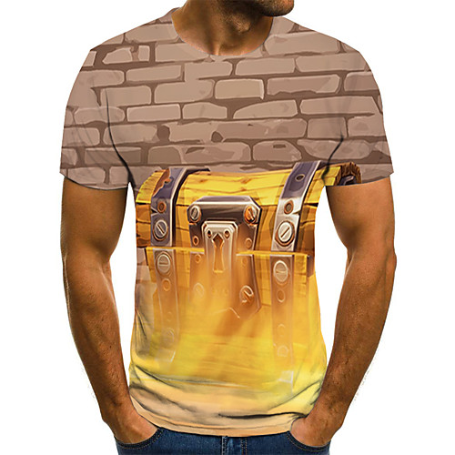 Men's Daily Going out Street chic / Exaggerated T-shirt - Geometric / 3D / Graphic Pleated / Print Rainbow
Men's Daily Going out Street chic / Exaggerated T-shirt - Geometric / 3D / Graphic Pleated / Print Rainbow