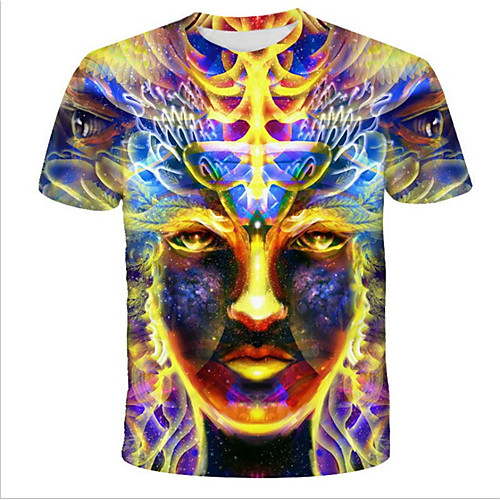 Men's Daily Holiday Street chic / Exaggerated T-shirt - 3D / Tie Dye / Animal Wolf, Print Rainbow
Men's Daily Holiday Street chic / Exaggerated T-shirt - 3D / Tie Dye / Animal Wolf, Print Rainbow