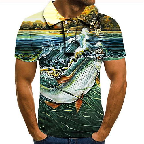 Men's Daily Going out Street chic / Exaggerated Polo - Color Block / 3D / Graphic Rainbow
Men's Daily Going out Street chic / Exaggerated Polo - Color Block / 3D / Graphic Rainbow