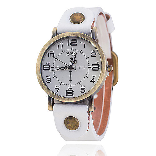 Unisex Dress Watch Vintage Fashion White Blue Red Leather Chinese Quartz Red Orange Green Casual Watch 1 pc Analog One Year Battery Life
Unisex Dress Watch Vintage Fashion White Blue Red Leather Chinese Quartz Red Orange Green Casual Watch 1 pc Analog One Year Battery Life