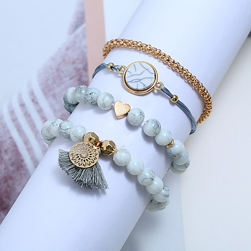 Women's Bracelet Classic Wedding Birthday Vintage Theme European Trendy Casual / Sporty Ethnic French Alloy Bracelet Jewelry White For Date Festival
Women's Bracelet Classic Wedding Birthday Vintage Theme European Trendy Casual / Sporty Ethnic French Alloy Bracelet Jewelry White For Date Festival