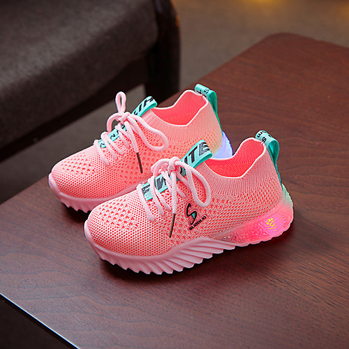 Boys' / Girls' LED Shoes Flyknit Athletic Shoes Toddler(9m-4ys) / Little Kids(4-7ys) Pink / Green / Black Spring / Summer / Color Block
Boys' / Girls' LED Shoes Flyknit Athletic Shoes Toddler(9m-4ys) / Little Kids(4-7ys) Pink / Green / Black Spring / Summer / Color Block