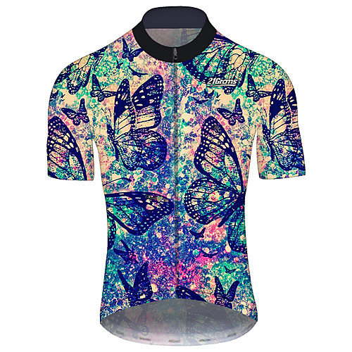 21Grams Men's Short Sleeve Cycling Jersey Black / Blue Tie Dye Butterfly Floral Botanical Bike Jersey Top Mountain Bike MTB Road Bike Cycling UV Resistant Breathable Quick Dry Sports Clothing Apparel
21Grams Men's Short Sleeve Cycling Jersey Black / Blue Tie Dye Butterfly Floral Botanical Bike Jersey Top Mountain Bike MTB Road Bike Cycling UV Resistant Breathable Quick Dry Sports Clothing Apparel