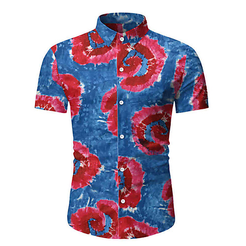 Men's Geometric Print Shirt Basic Tropical Daily Going out Blue / Yellow / Short Sleeve
Men's Geometric Print Shirt Basic Tropical Daily Going out Blue / Yellow / Short Sleeve