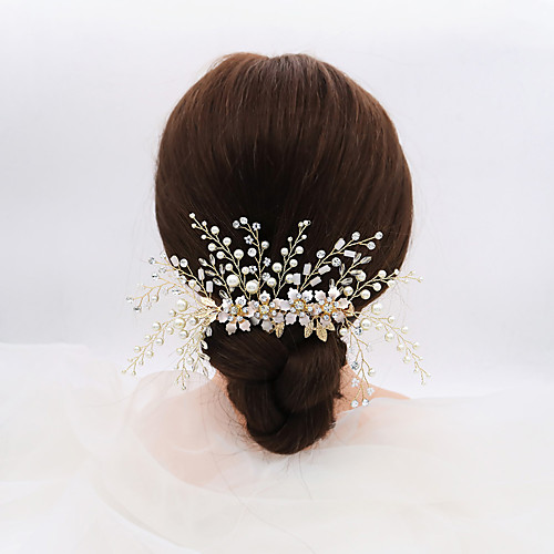 Vintage Fashion Imitation Pearl / Cubic Zirconia / Alloy Headbands with Rhinestone / Imitation Pearl / Crystals 1pc Wedding / Party / Evening Headpiece
Vintage Fashion Imitation Pearl / Cubic Zirconia / Alloy Headbands with Rhinestone / Imitation Pearl / Crystals 1pc Wedding / Party / Evening Headpiece