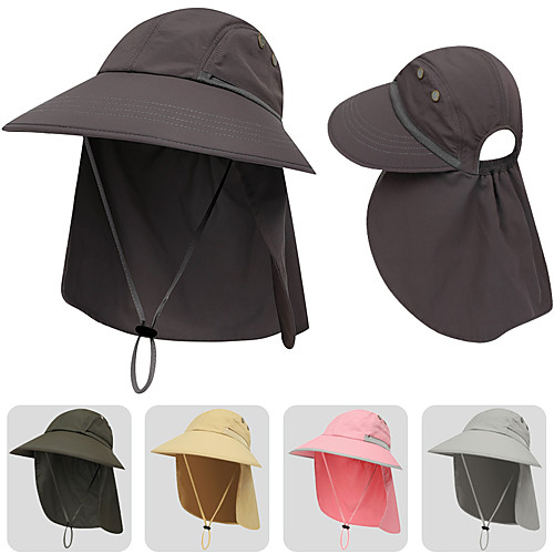 Hiking Hat Fishing Hat Fisherman Hat Hat 1 PCS Portable Sunscreen UV Resistant Breathable Solid Color Nylon Autumn / Fall Spring Summer for Women's Camping / Hiking Hunting Fishing Dark Grey Army
Hiking Hat Fishing Hat Fisherman Hat Hat 1 PCS Portable Sunscreen UV Resistant Breathable Solid Color Nylon Autumn / Fall Spring Summer for Women's Camping / Hiking Hunting Fishing Dark Grey Army