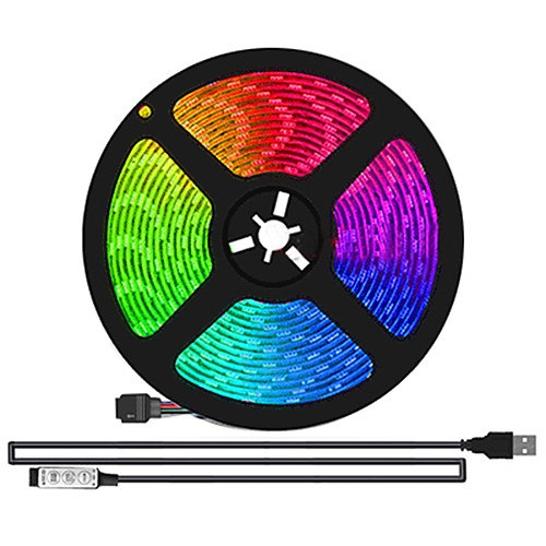 5m TV Background Light Strip Flexible LED Light Strips RGB Strip Lights 150 LEDs SMD5050 10mm 3Keys Controller 1 set Multi Color Waterproof USB Self-adhesive 5 V
5m TV Background Light Strip Flexible LED Light Strips RGB Strip Lights 150 LEDs SMD5050 10mm 3Keys Controller 1 set Multi Color Waterproof USB Self-adhesive 5 V