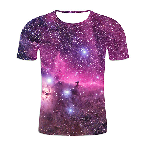 Men's Daily Weekend Basic / Exaggerated T-shirt - Galaxy / Color Block / 3D Rainbow
Men's Daily Weekend Basic / Exaggerated T-shirt - Galaxy / Color Block / 3D Rainbow