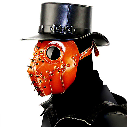 Plague Doctor Retro Vintage Steampunk Mask Masquerade Men's Women's Rivet Costume Mask Brown Vintage Cosplay Party Halloween
Plague Doctor Retro Vintage Steampunk Mask Masquerade Men's Women's Rivet Costume Mask Brown Vintage Cosplay Party Halloween