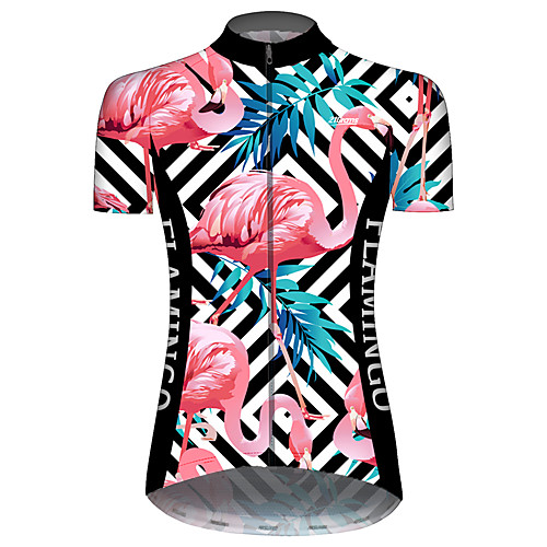 21Grams Women's Short Sleeve Cycling Jersey BluePink Flamingo Bike Jersey Top Mountain Bike MTB Road Bike Cycling UV Resistant Breathable Quick Dry Sports Clothing Apparel / Stretchy
21Grams Women's Short Sleeve Cycling Jersey BluePink Flamingo Bike Jersey Top Mountain Bike MTB Road Bike Cycling UV Resistant Breathable Quick Dry Sports Clothing Apparel / Stretchy