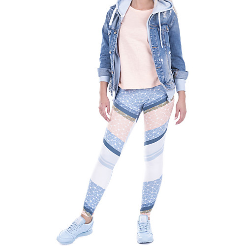 Women's Sports / Yoga Sporty / Basic Legging - Print, Print Mid Waist Light Blue One-Size
Women's Sports / Yoga Sporty / Basic Legging - Print, Print Mid Waist Light Blue One-Size