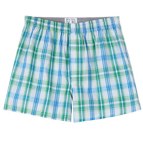 Men's Print / Basic Boxers Underwear - Plus Size Mid Waist Green M L XL 
Men's Print / Basic Boxers Underwear - Plus Size Mid Waist Green M L XL