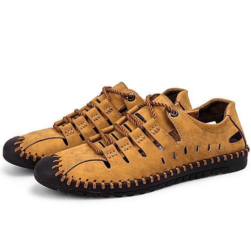 Men's Leather / Cowhide Spring & Summer Classic / Casual Oxfords Walking Shoes Breathable Khaki / Brown / Black
Men's Leather / Cowhide Spring & Summer Classic / Casual Oxfords Walking Shoes Breathable Khaki / Brown / Black